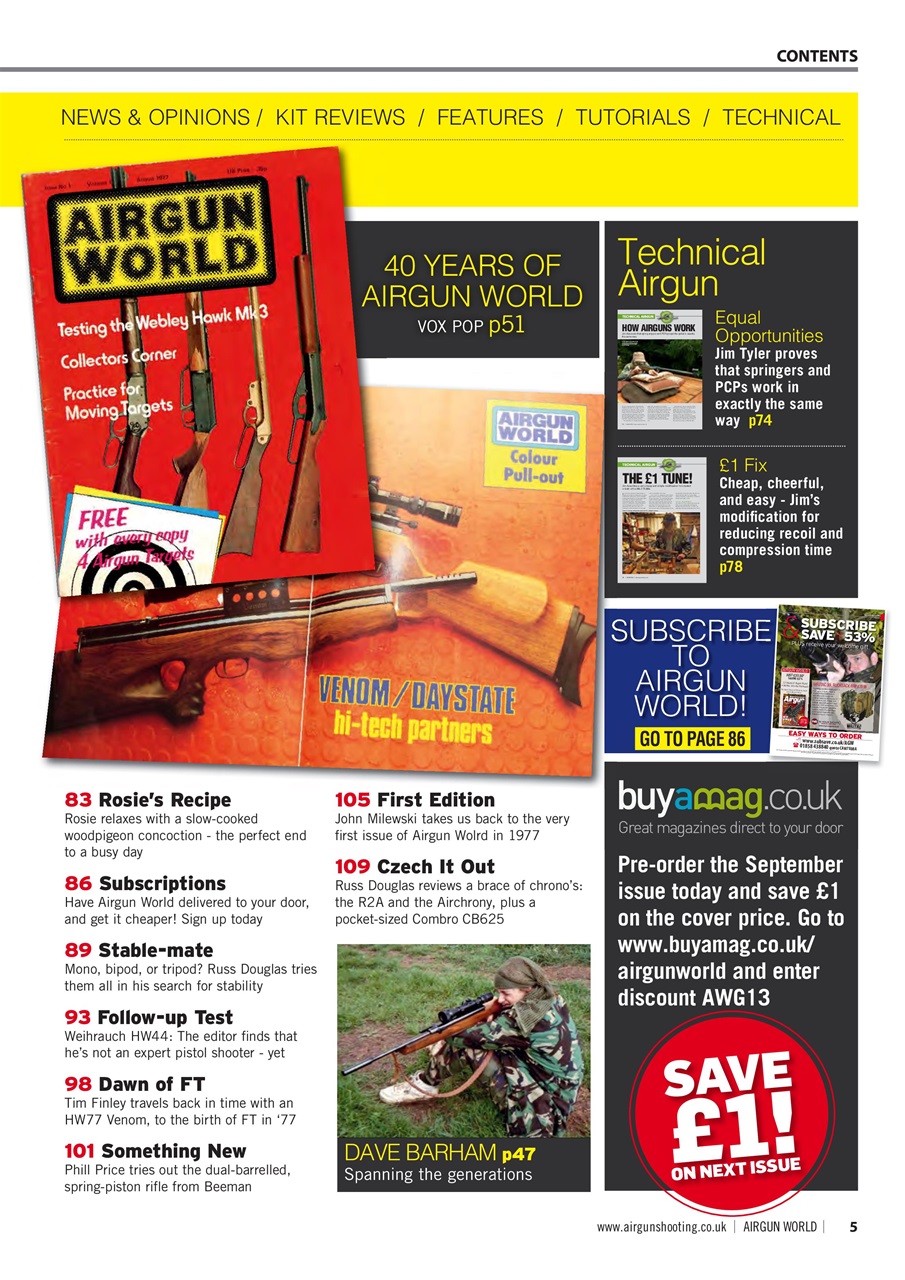 Airgun World Preview Pages