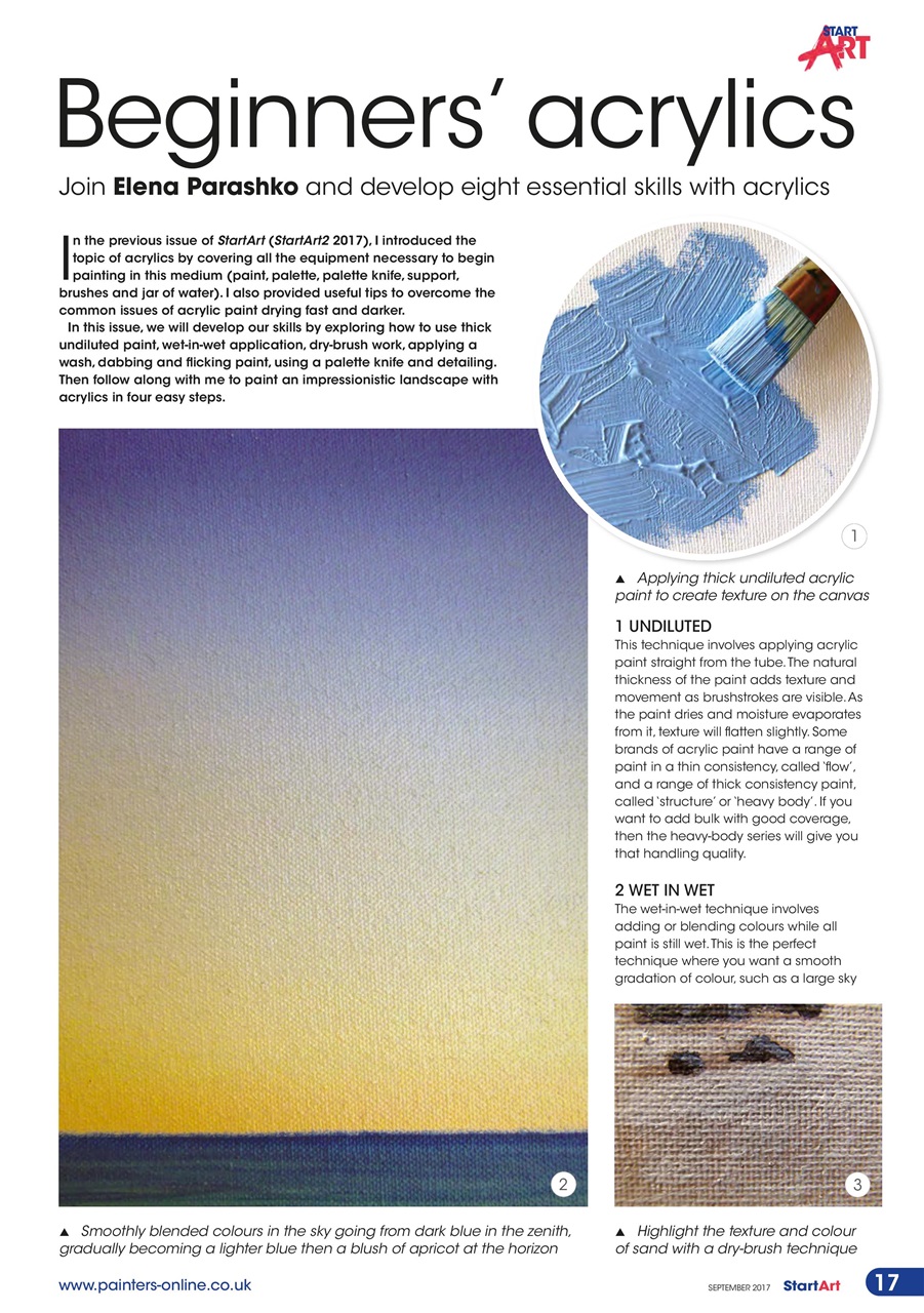 Start Art Preview Pages