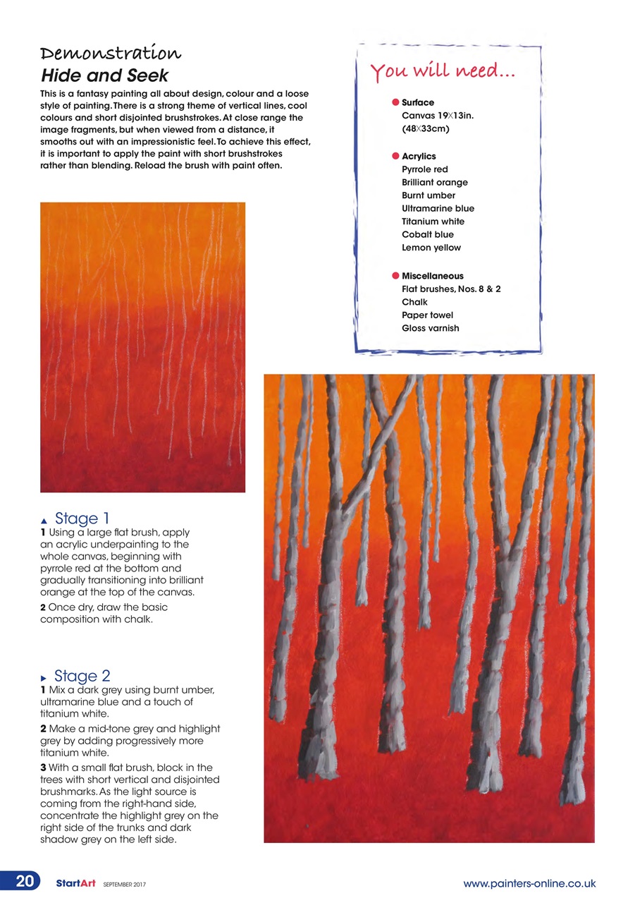 Start Art Preview Pages