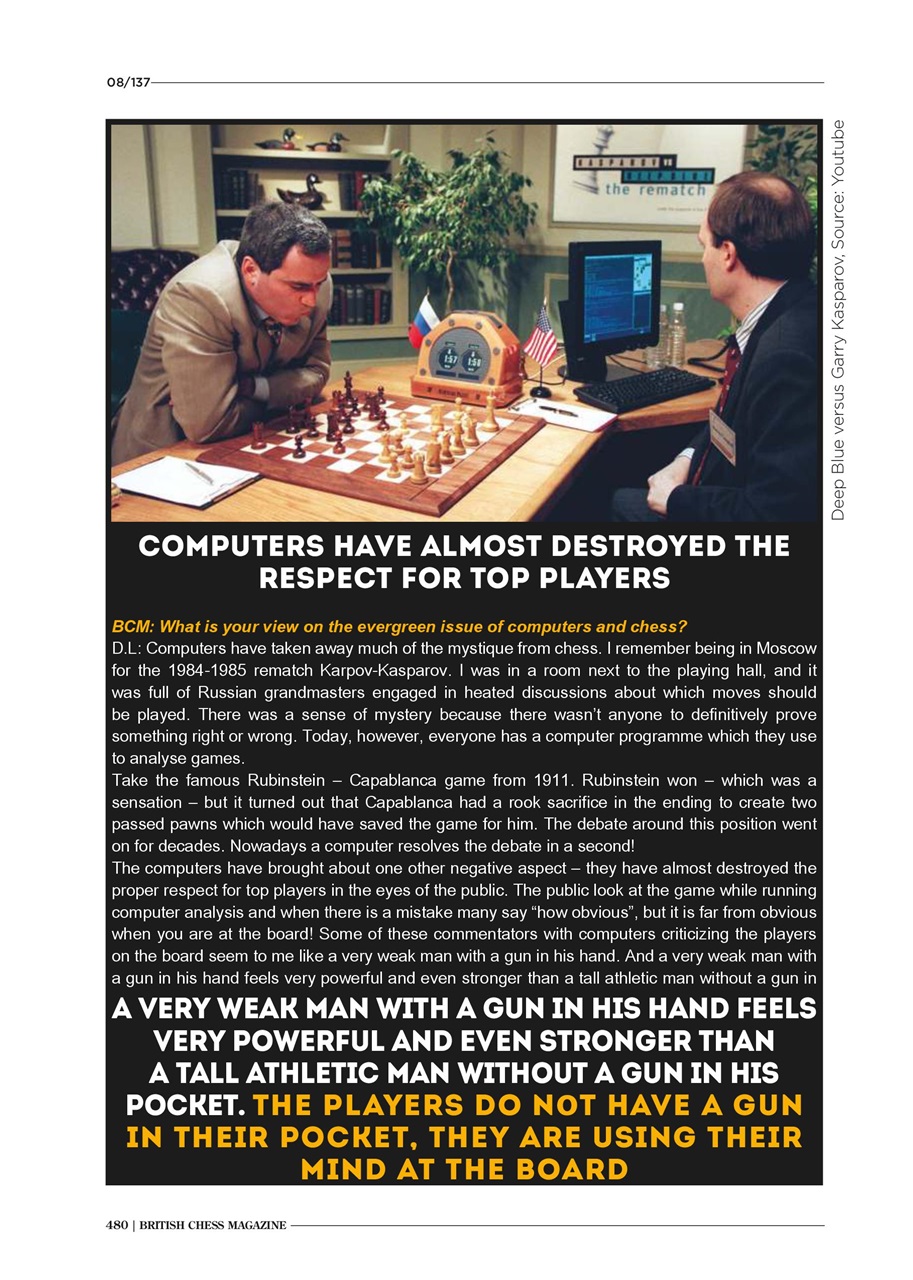 British Chess Magazine August 2017 Back Issue