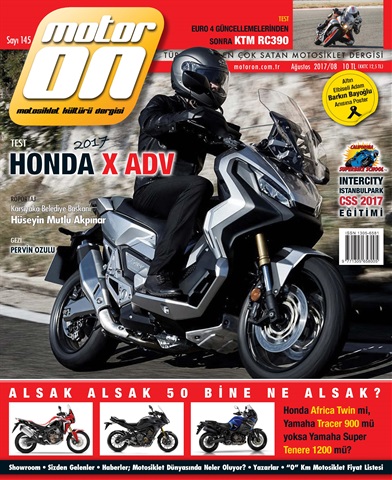 Motoron issue Motoron Ağustos 2017