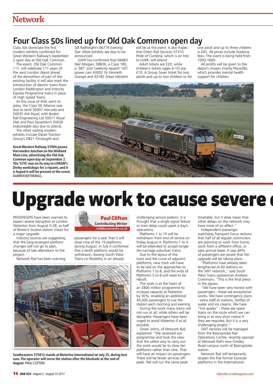 Rail Preview Pages