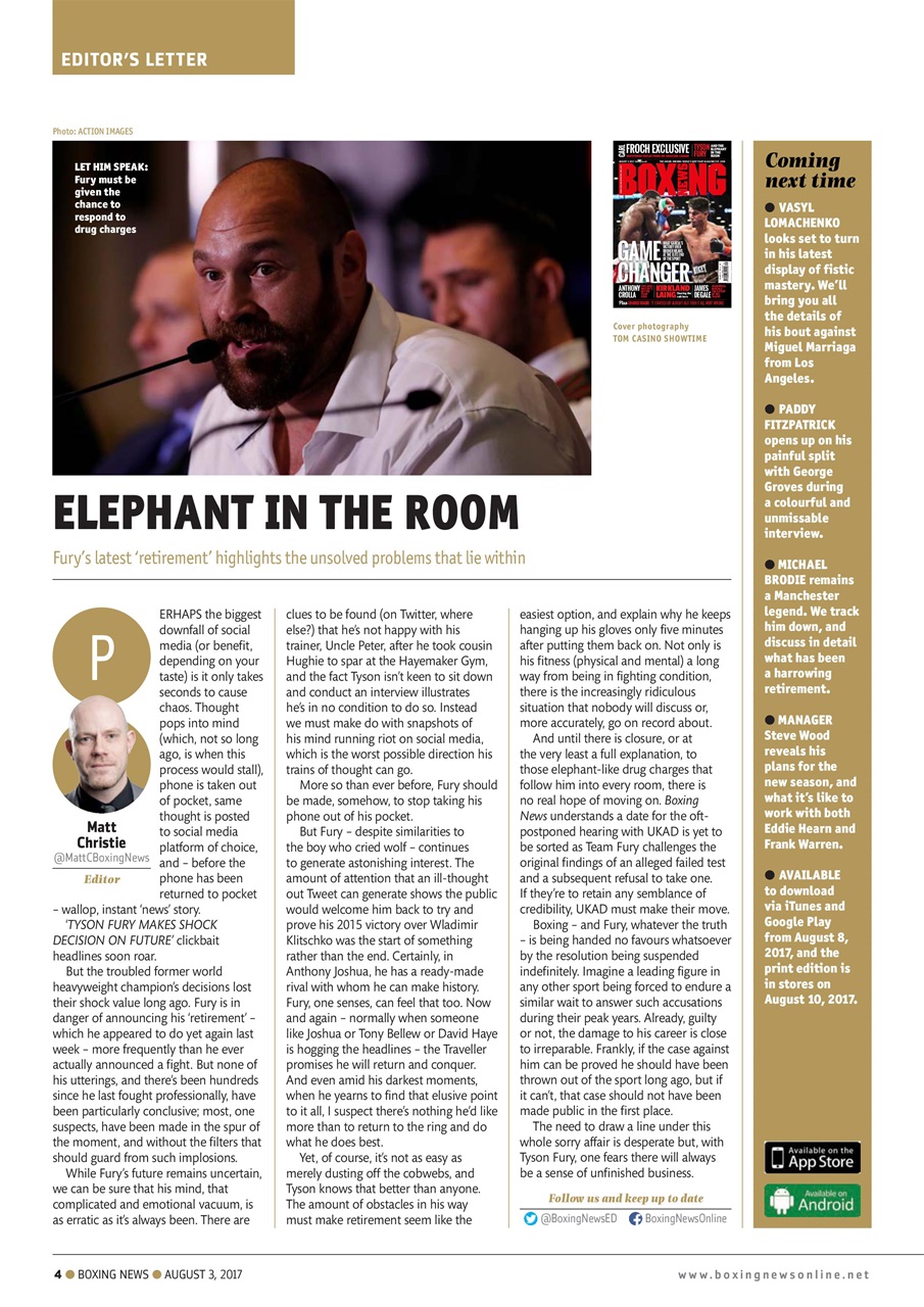 Boxing News Preview Pages