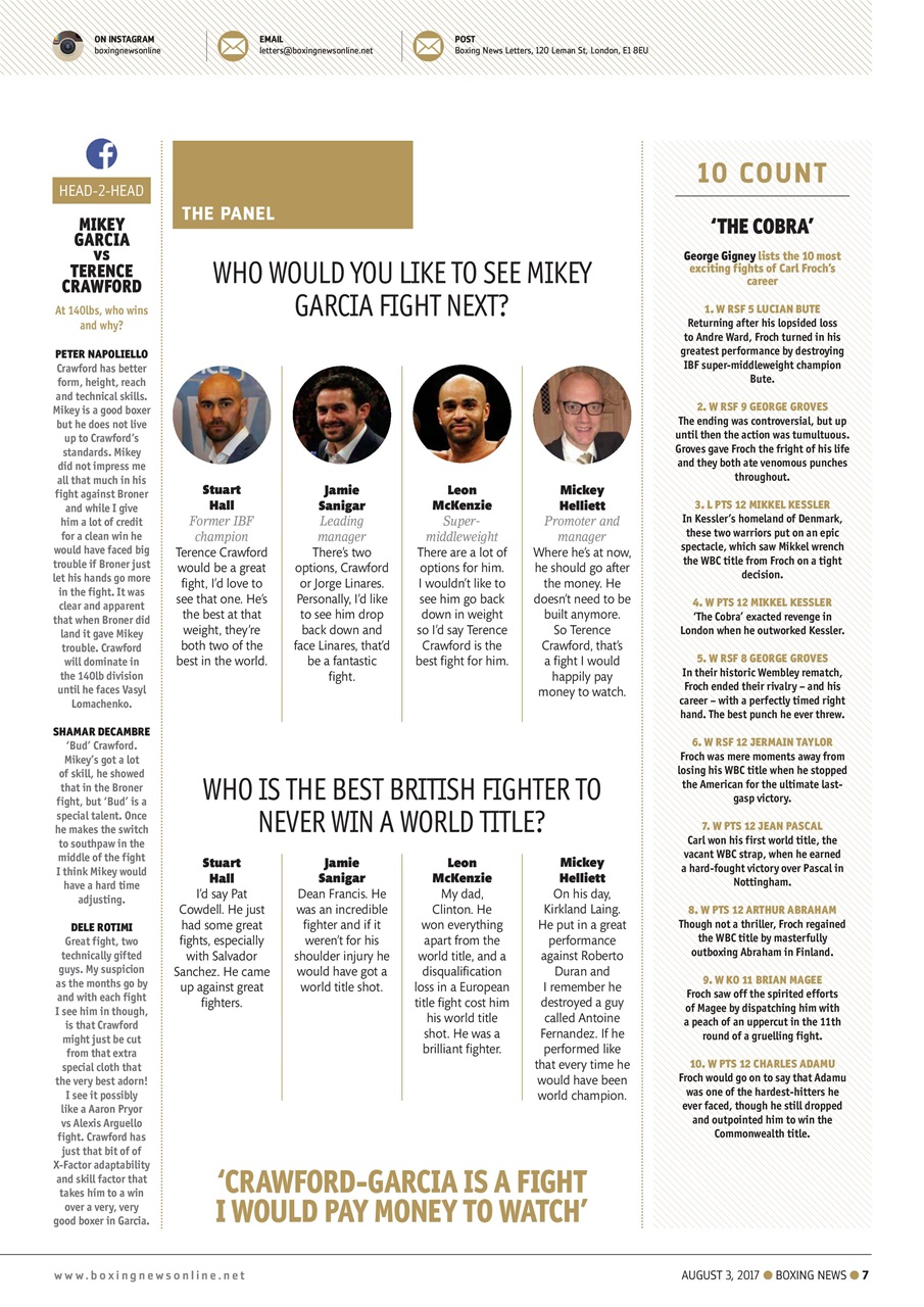 Boxing News Preview Pages