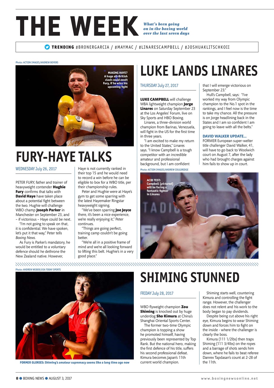 Boxing News Preview Pages