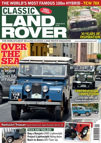 Classic Land Rover Magazine issue  September 2017