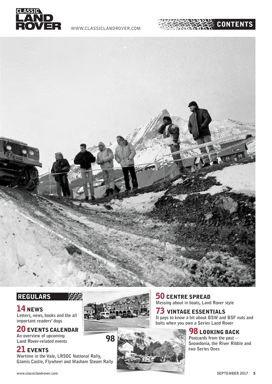 Classic Land Rover Magazine Preview Pages