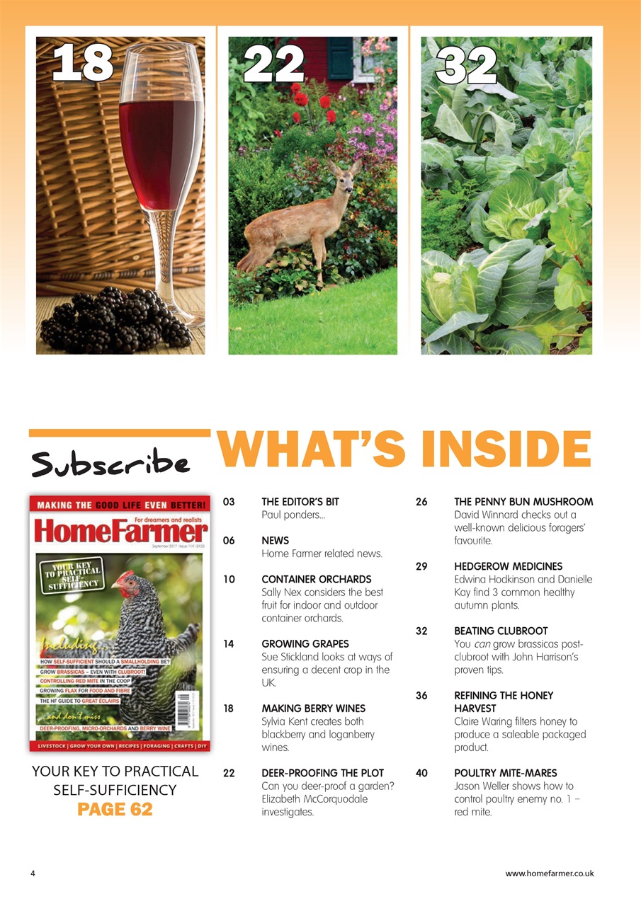 Home Farmer Magazine Preview Pages