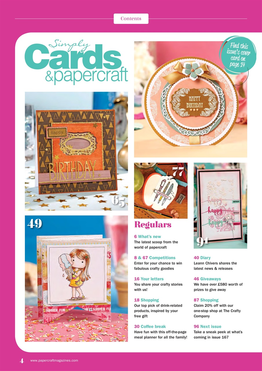 Simply Cards & Papercraft Preview Pages