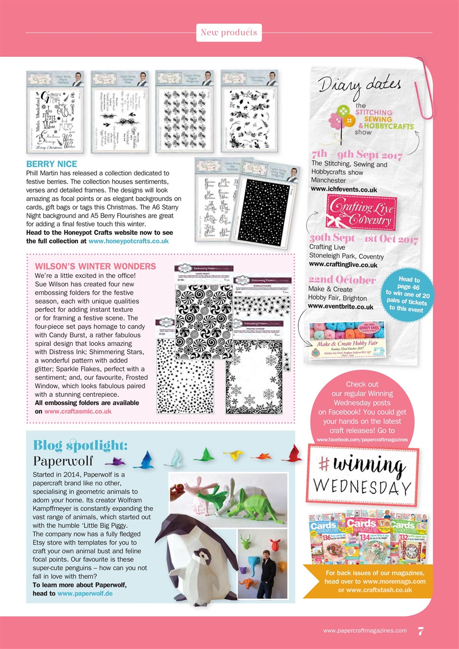 Simply Cards & Papercraft Preview Pages