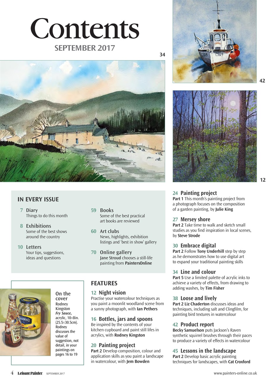 Leisure Painter & The Artist Preview Pages