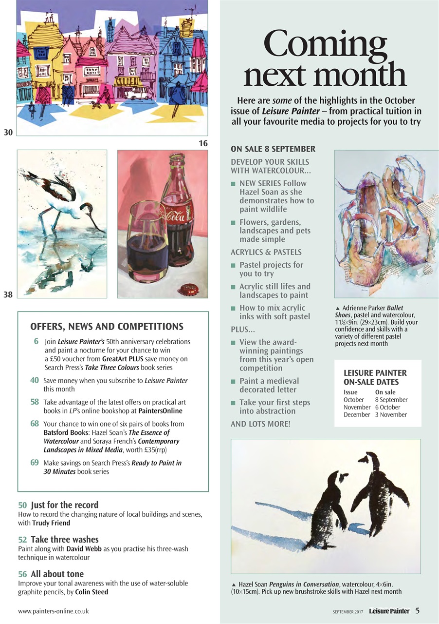 Leisure Painter & The Artist Preview Pages