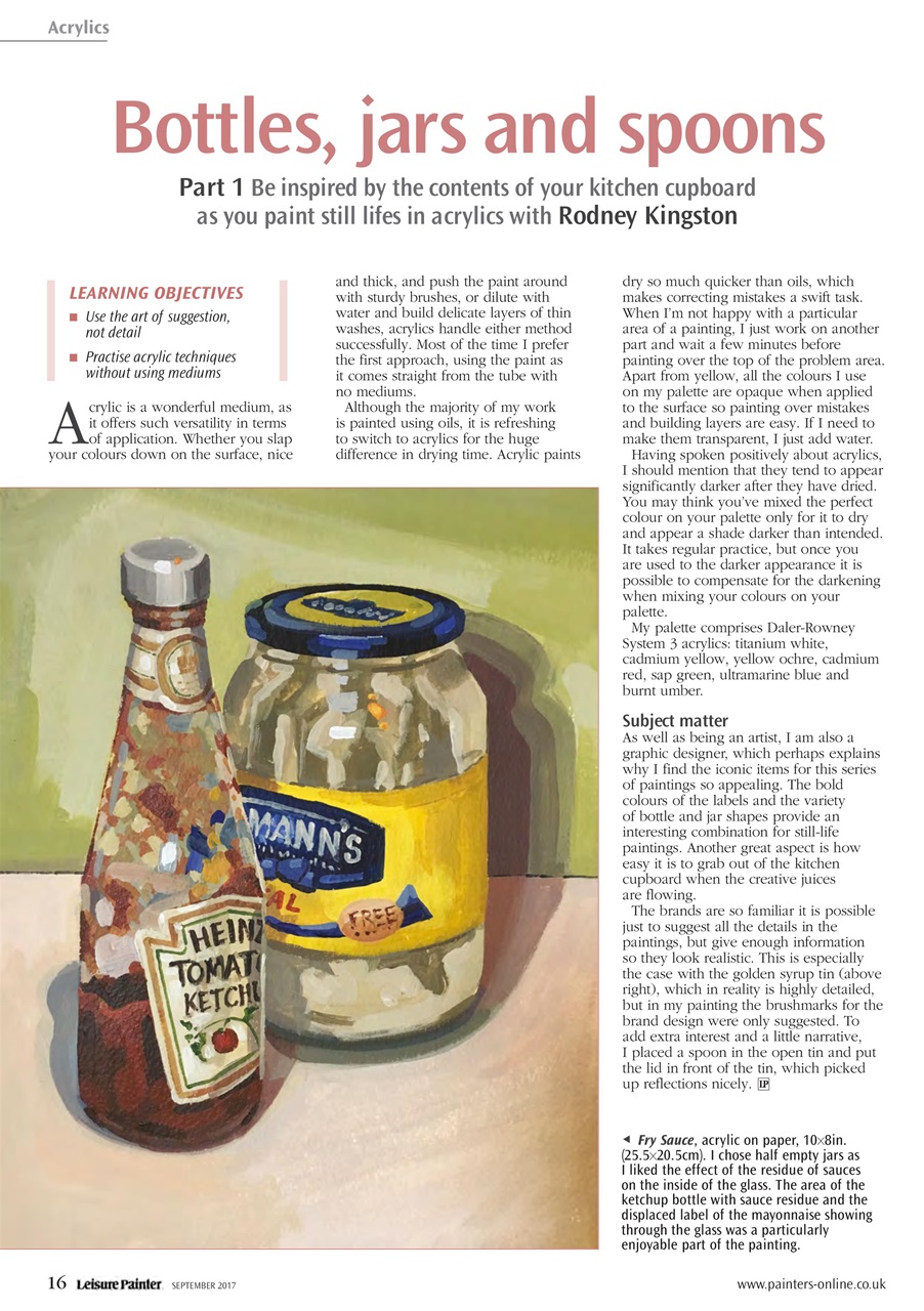 Leisure Painter & The Artist Preview Pages