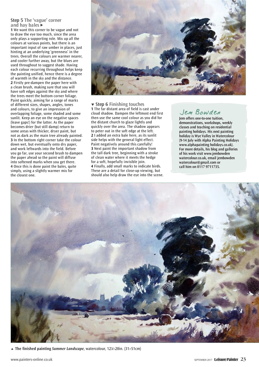 Leisure Painter & The Artist Preview Pages