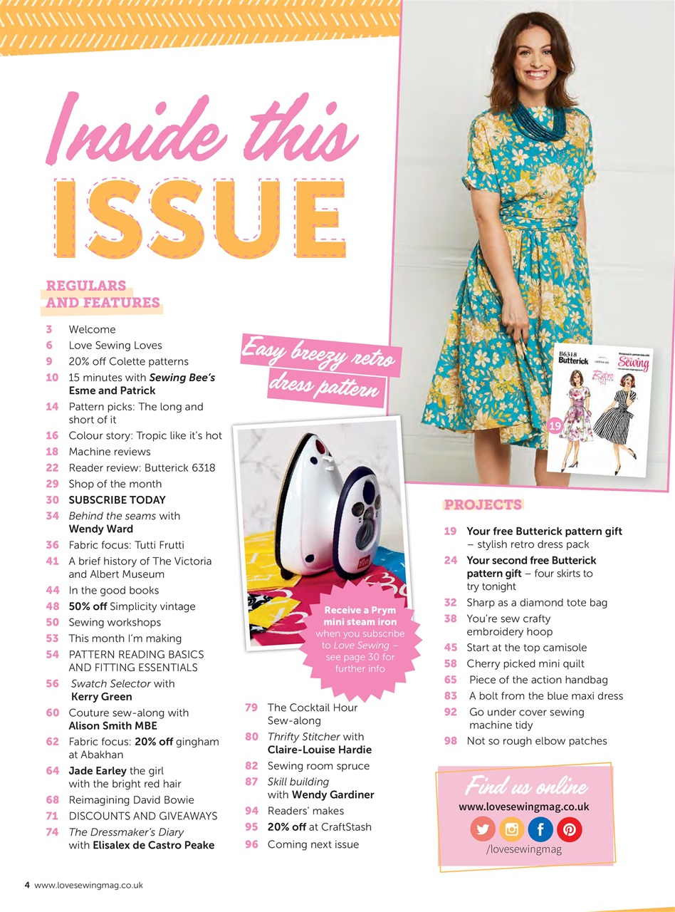 Love Sewing Preview Pages