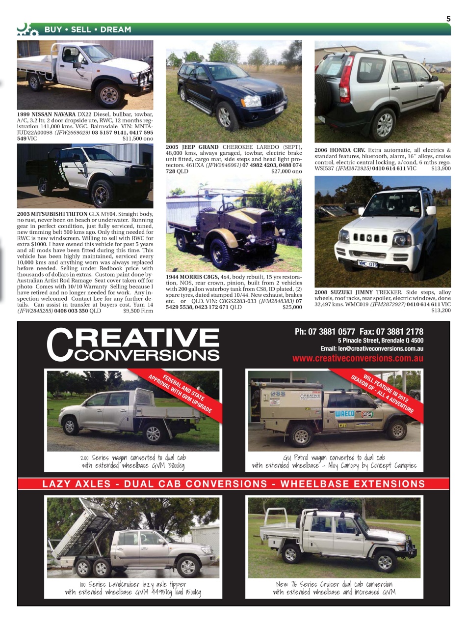 JUST 4X4S Preview Pages