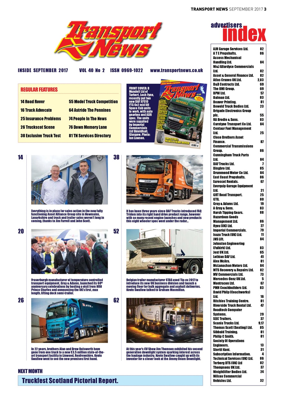 Transport News Preview Pages