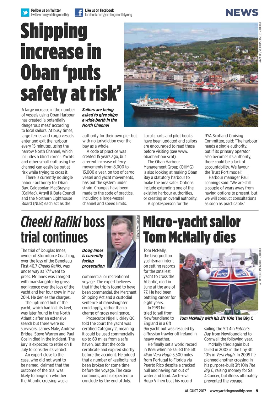 Yachting Monthly Preview Pages