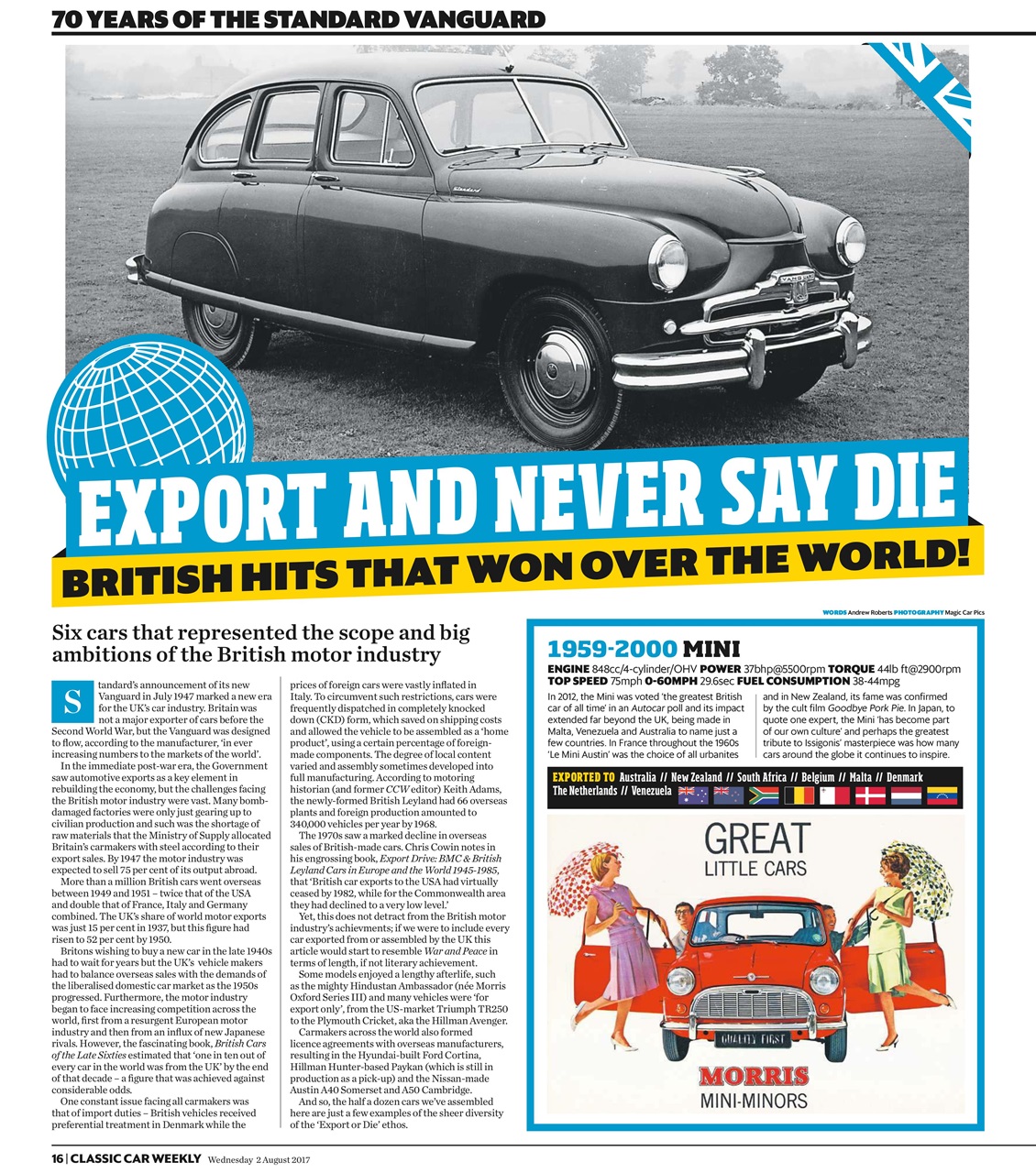 Classic Car Weekly Preview Pages