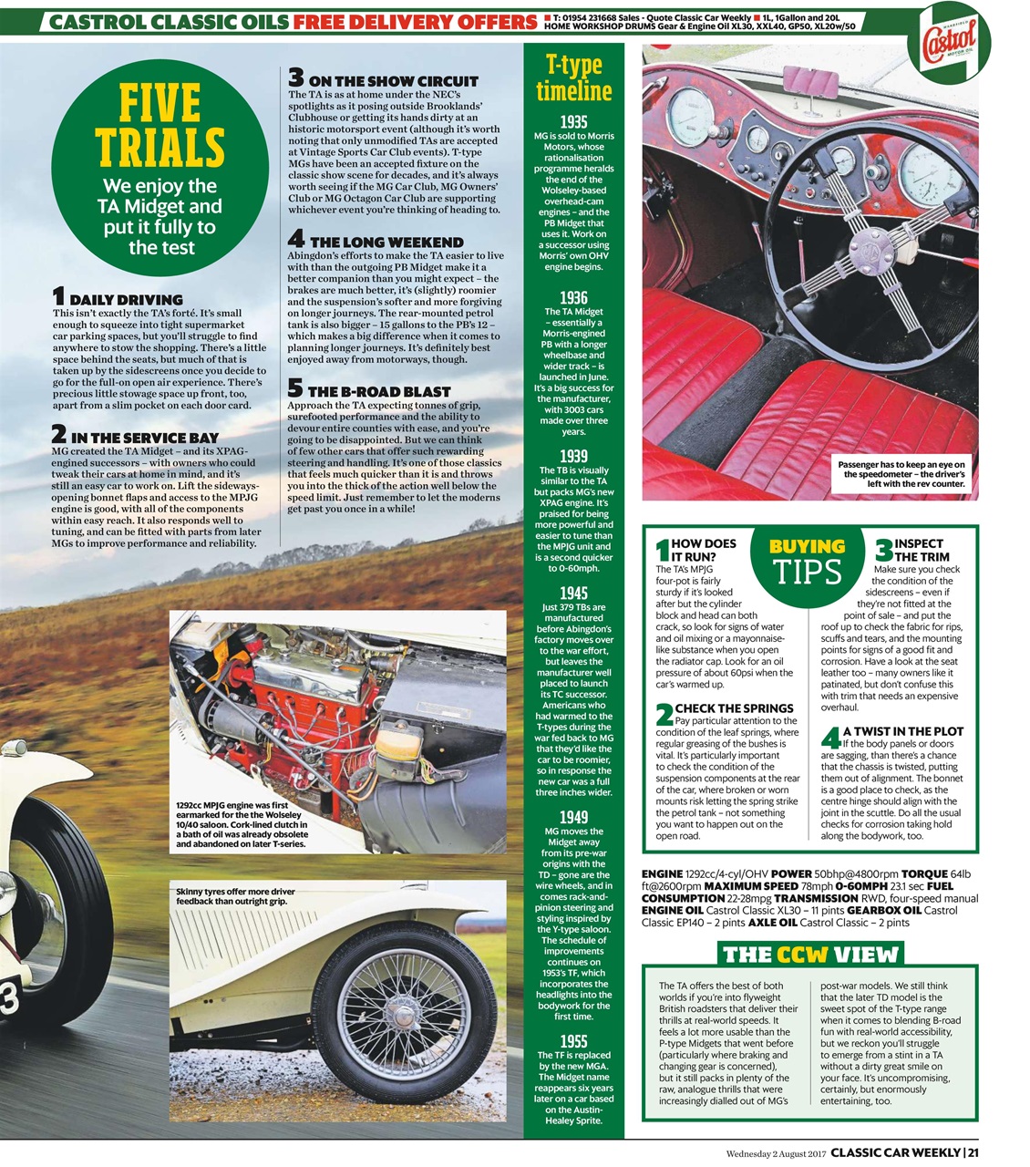 Classic Car Weekly Preview Pages