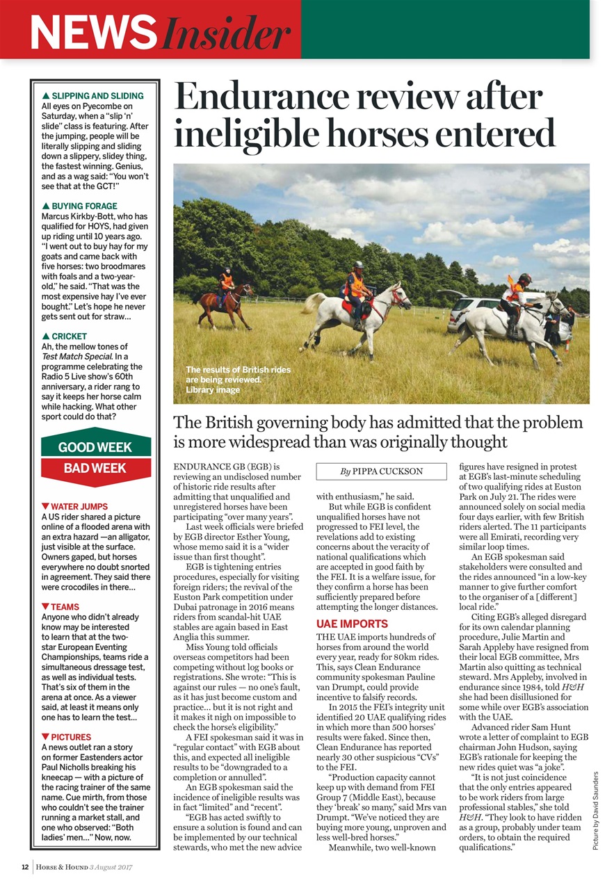 Horse & Hound Preview Pages