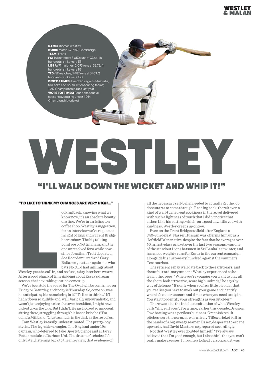 Wisden Cricket Monthly Preview Pages