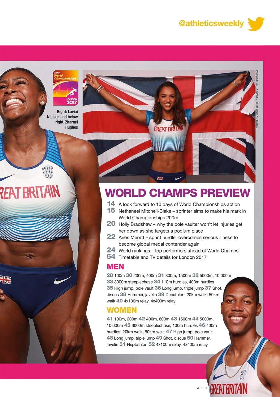AW – Athletics Weekly Magazine Preview Pages
