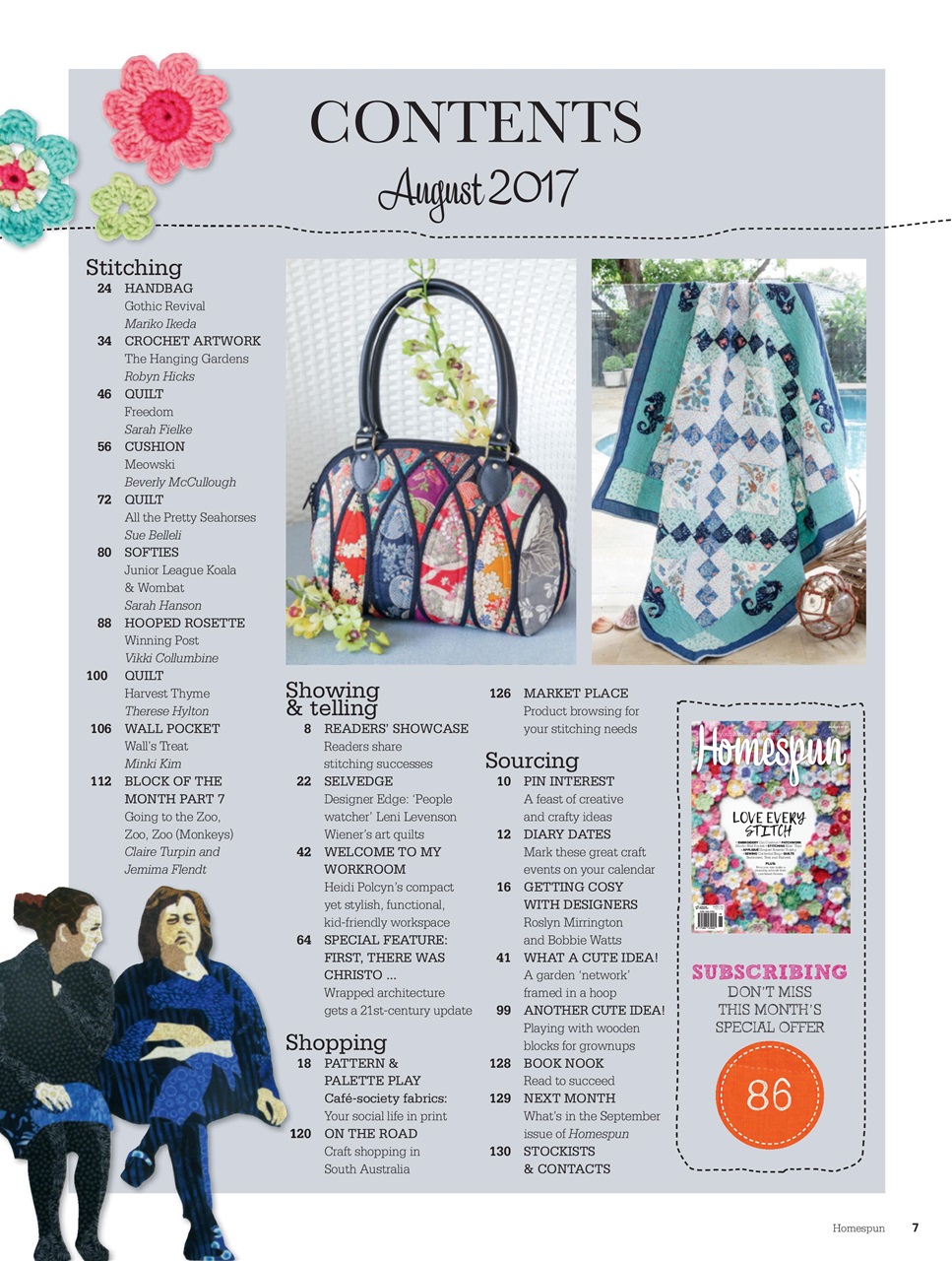 Homespun Preview Pages