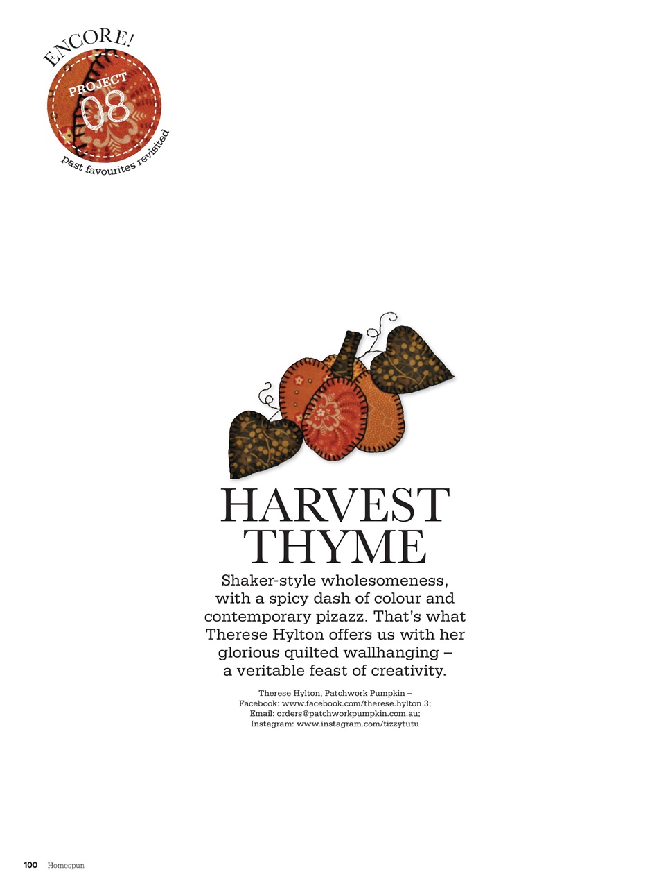 Homespun Preview Pages