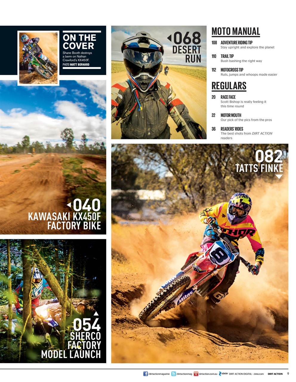 Dirt Action Preview Pages
