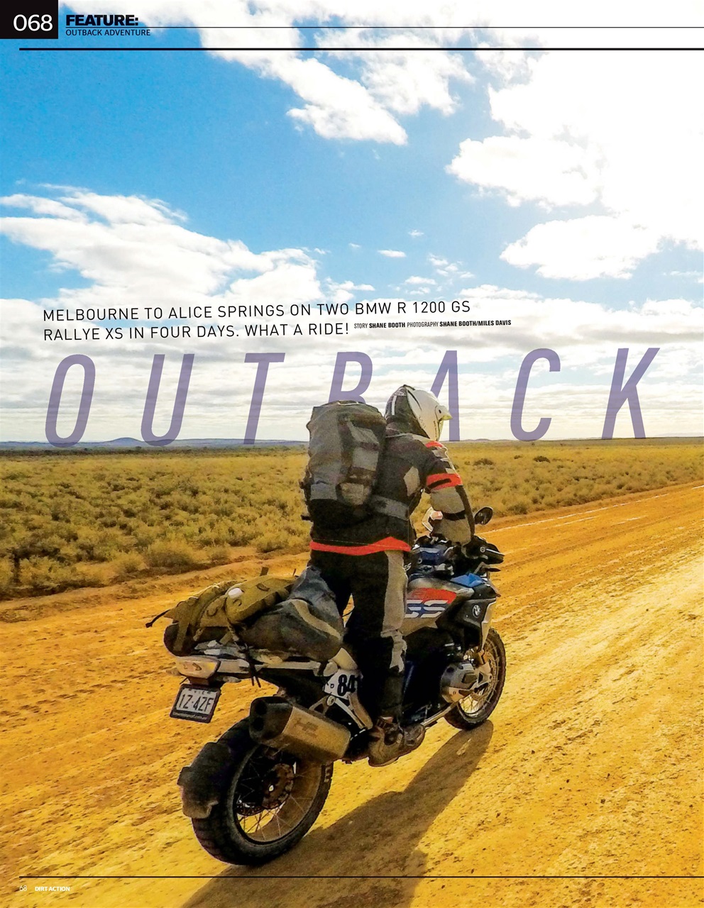 Dirt Action Preview Pages