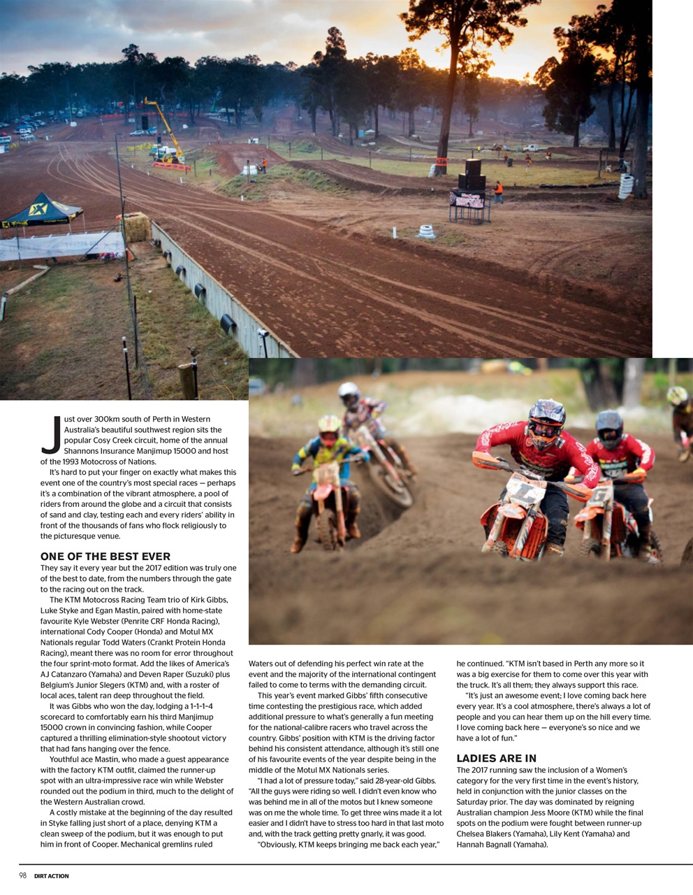 Dirt Action Preview Pages