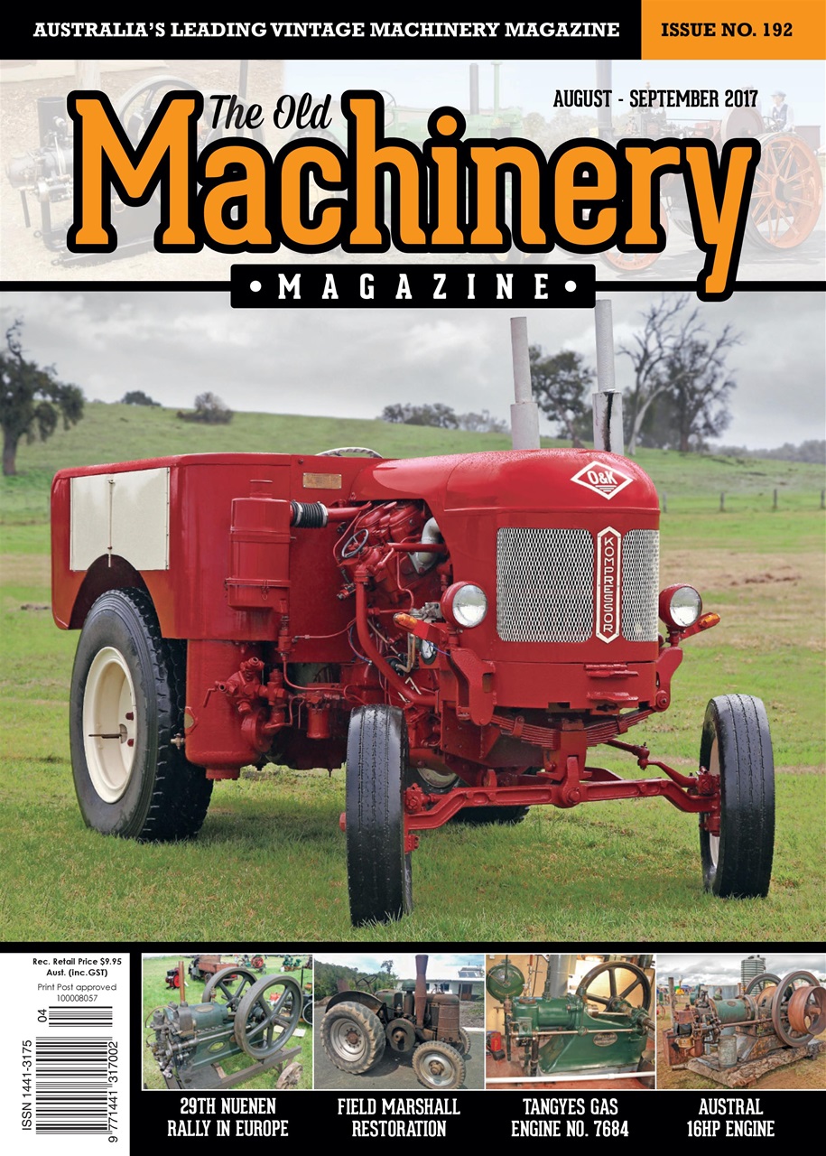 The Old Machinery Magazine Preview Pages