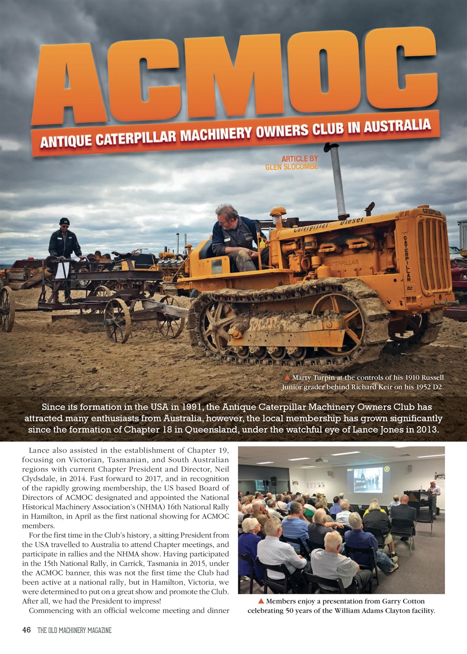 The Old Machinery Magazine Preview Pages