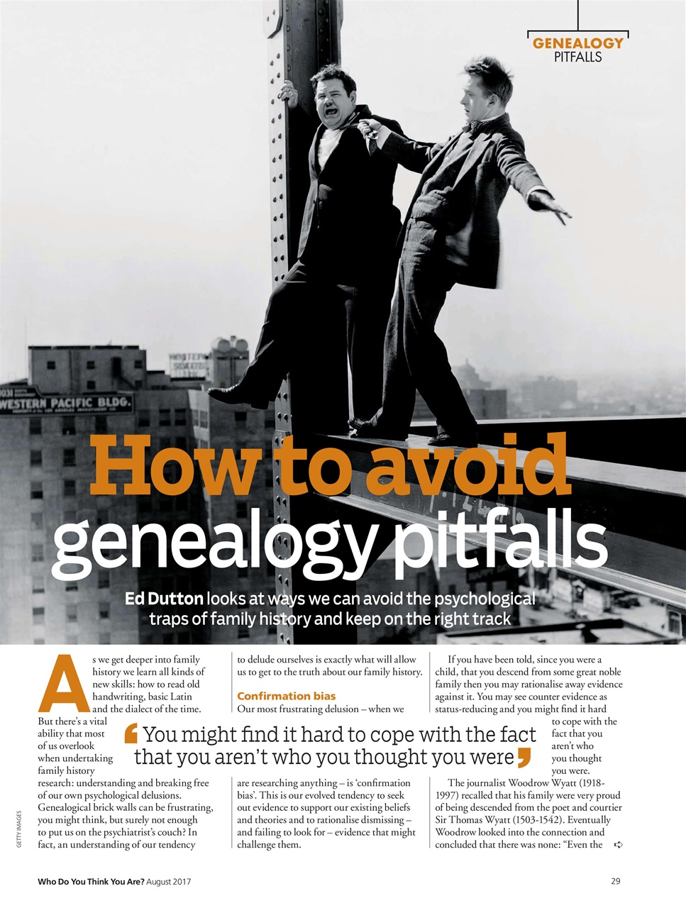 Who Do You Think You Are? Preview Pages