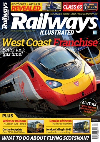 Railways Illustrated issue  September 2017
