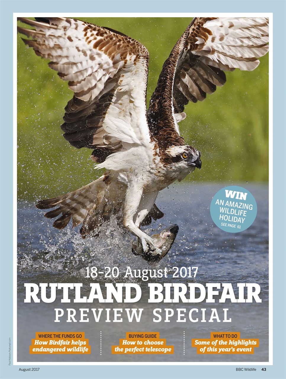 BBC Wildlife Magazine Preview Pages