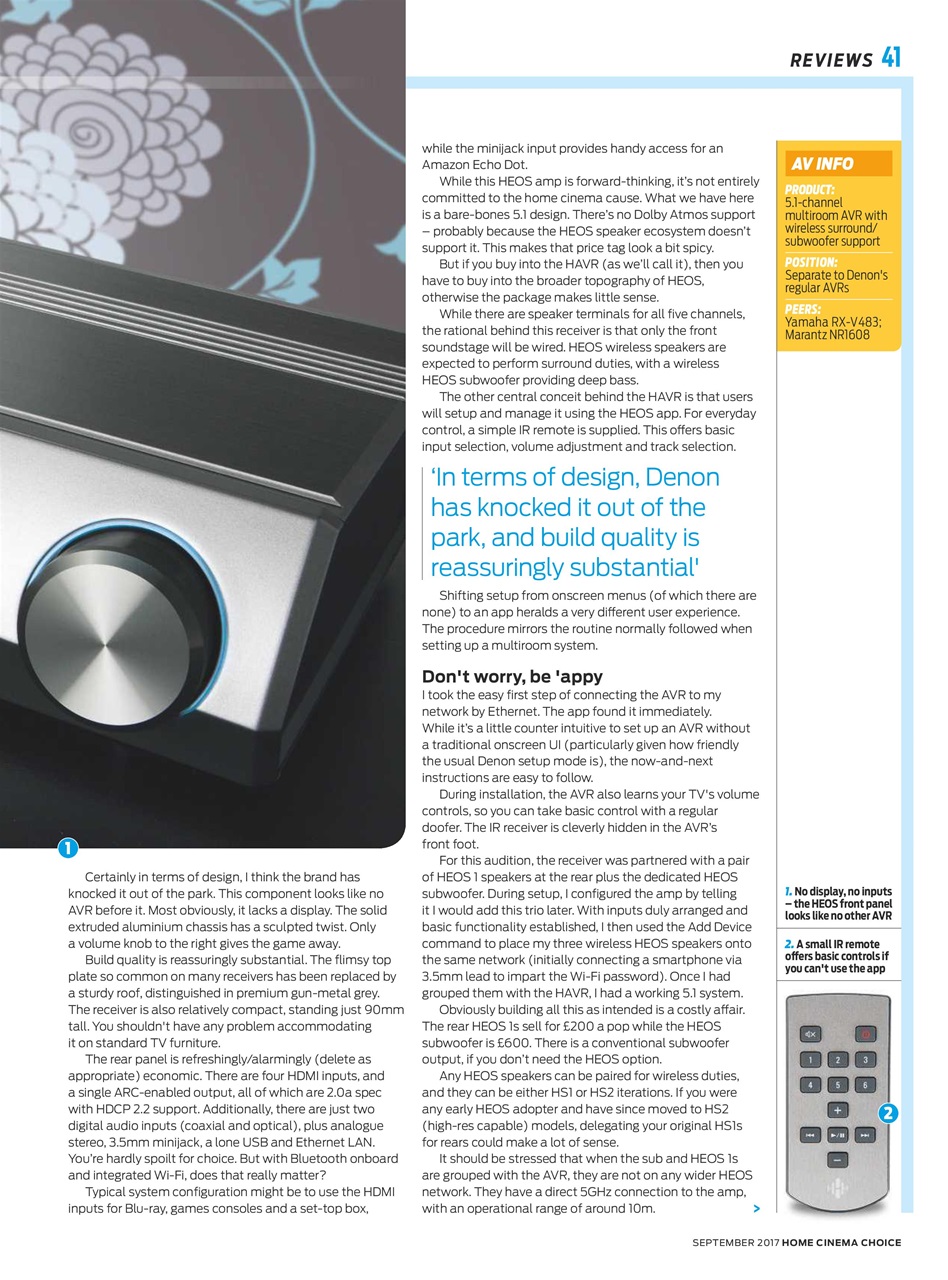 Home Cinema Choice Preview Pages
