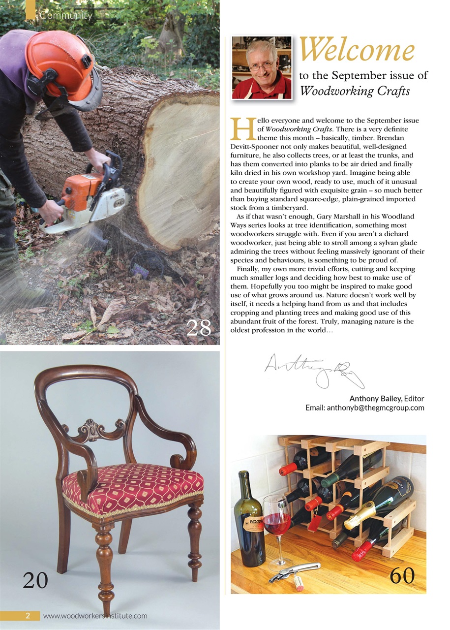 Woodworking Crafts Magazine Preview Pages