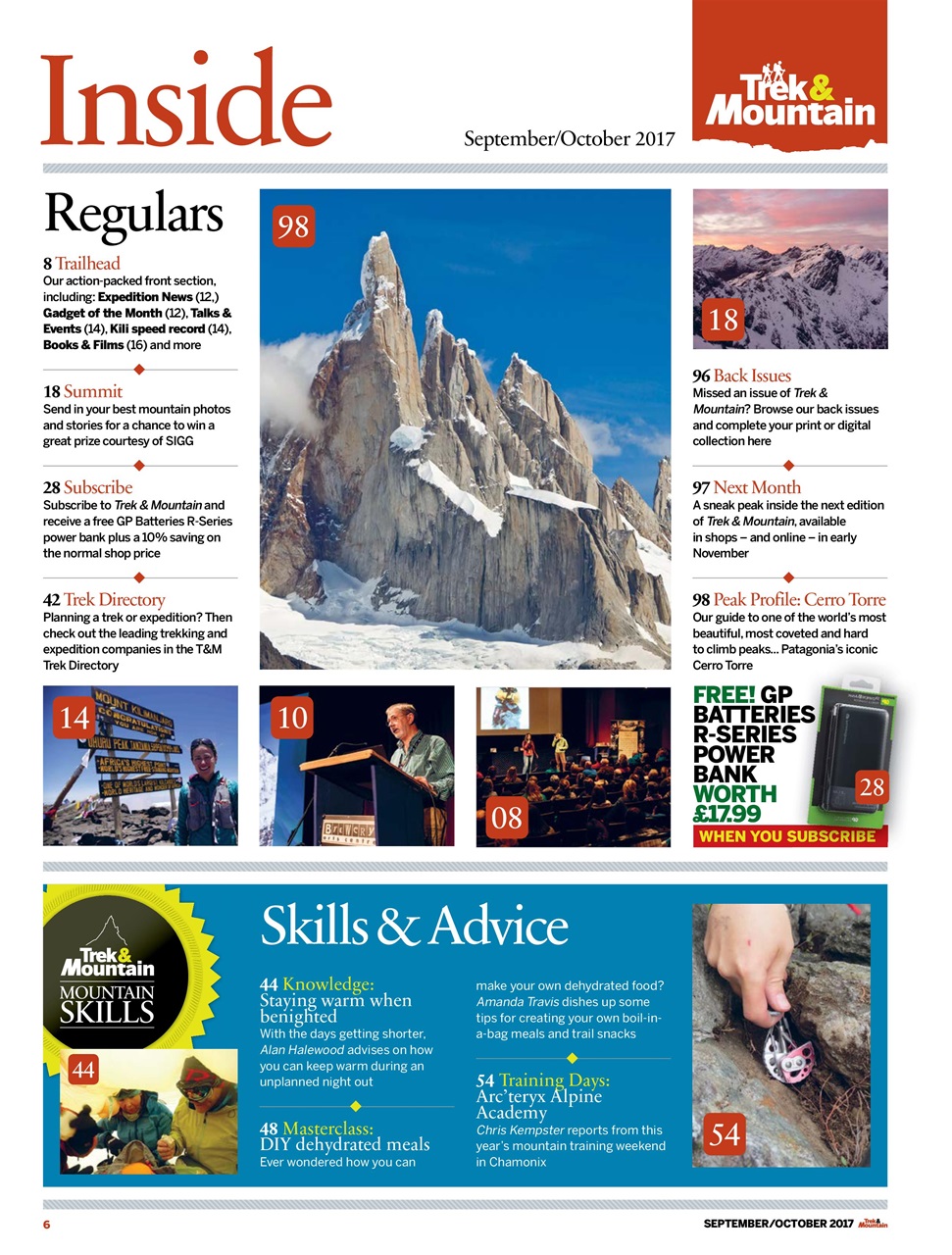 Trek & Mountain Magazine Preview Pages