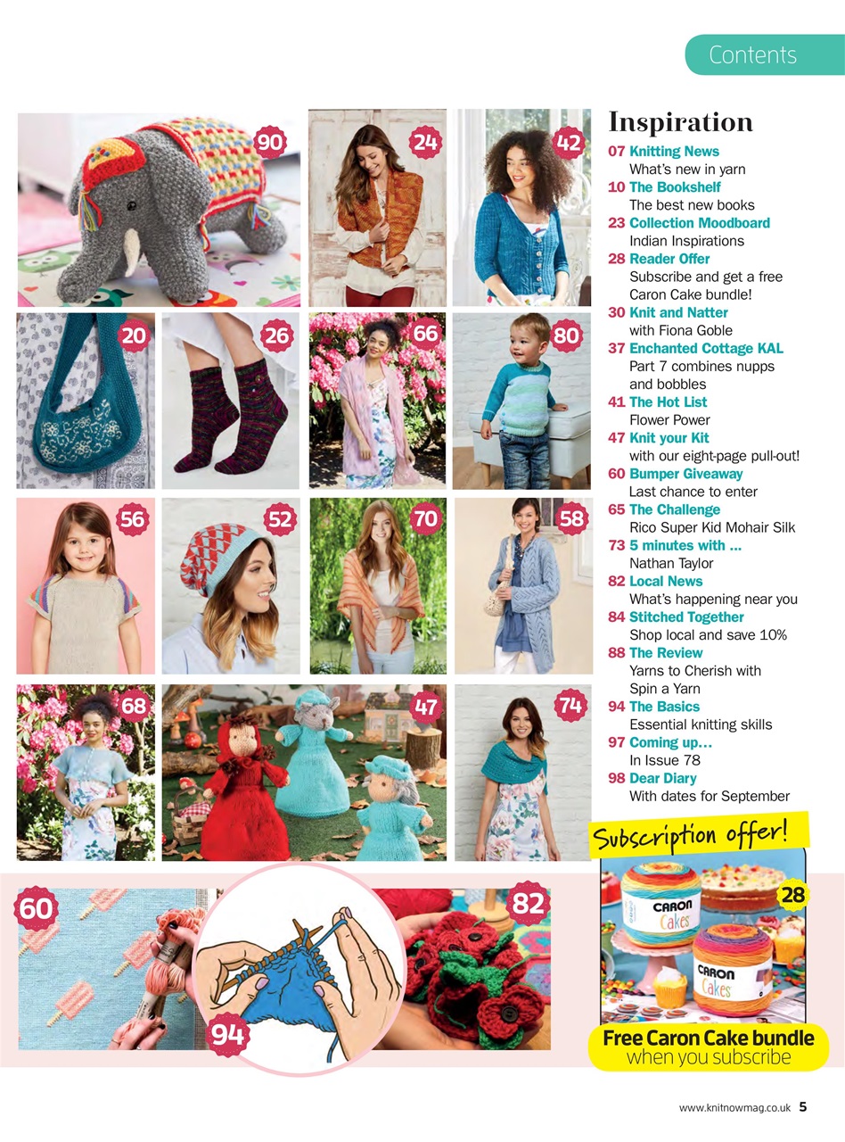Knit Now Preview Pages