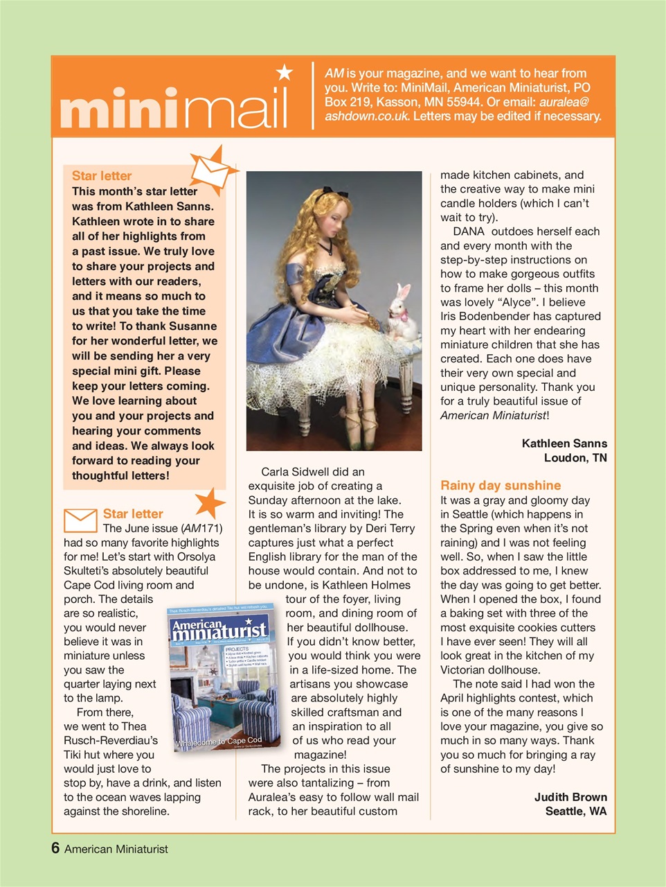 American Miniaturist Preview Pages