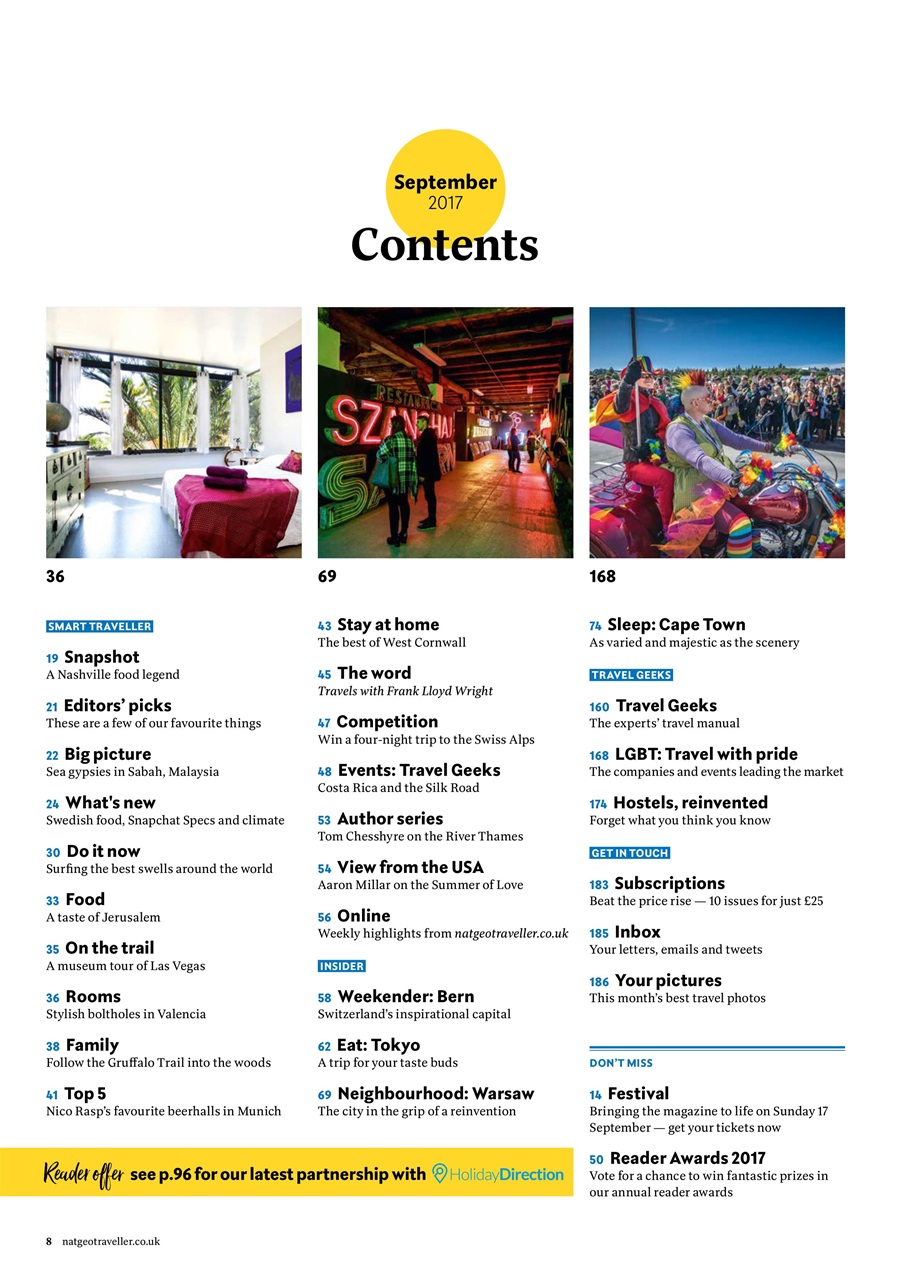 National Geographic Traveller UK Preview Pages