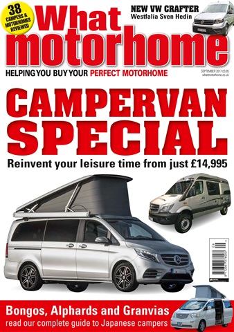 What Motorhome magazine issue Campervan Special – September 2017