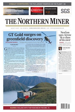 The Northern Miner issue Vol. 103 No. 16
