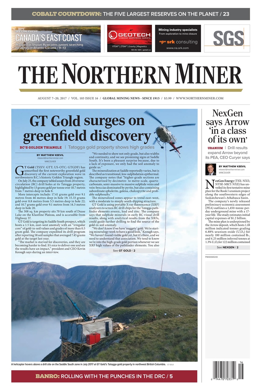 The Northern Miner Preview Pages