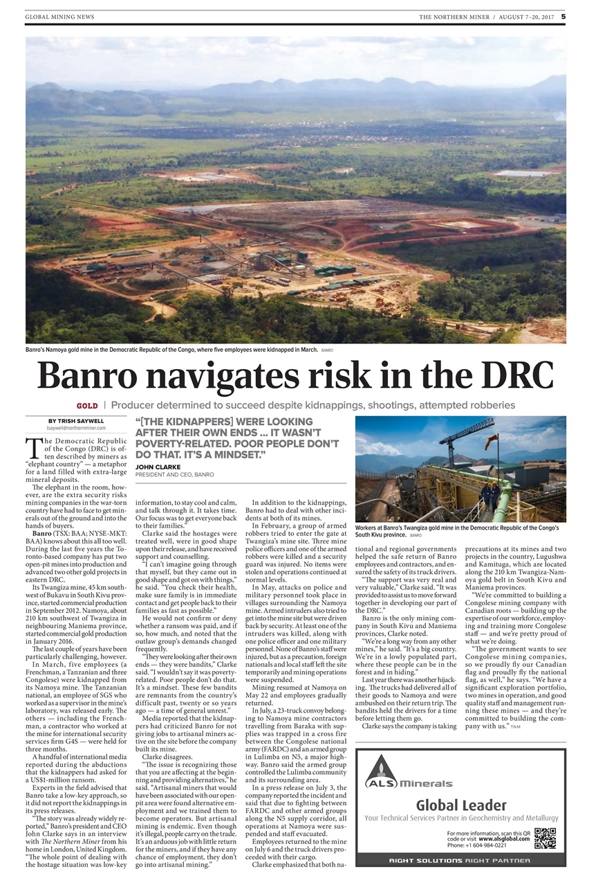 The Northern Miner Preview Pages