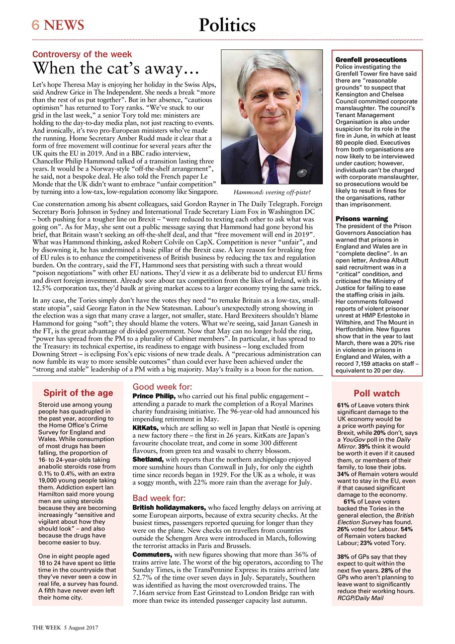 The Week Preview Pages