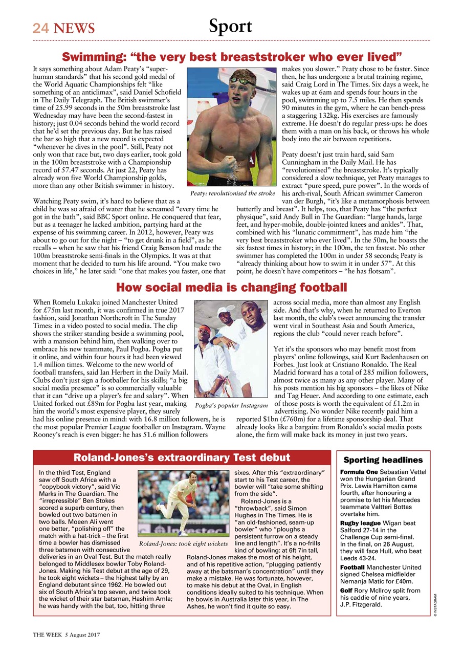 The Week Preview Pages