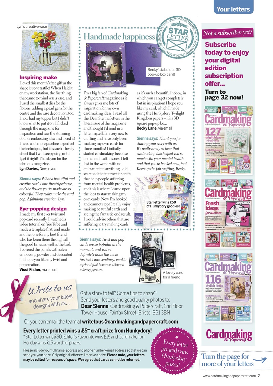 Cardmaking & Papercraft Preview Pages